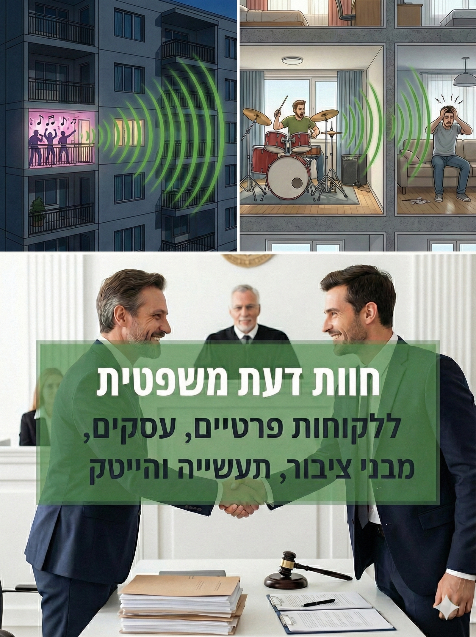 חוות דעת משפטית - ללקוחות פרטיים, עסקים, מבני ציבור, תעשייה והייטק